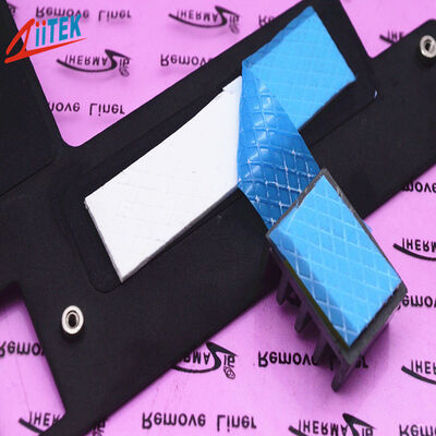 High Thermal Conductivity 8.0W/MK Low Dielectric Thermally Conductive Gap Filler Pads For Semiconductor Microwave Components