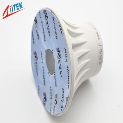 নীল 5.0 W / MK অতি নরম তাপীয় গ্যাপ ফিলার TIF100-50-05E আঠালো আবরণ সিলিকন রাবার শীট -50 থেকে 200 ℃