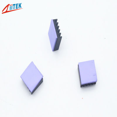 উচ্চ stickiness পৃষ্ঠ সীল PCB / cpu / নেতৃত্বে সিলিকন 2W বায়বীয় তাপ পরিবাহী প্যাড -50 থেকে 200 ℃